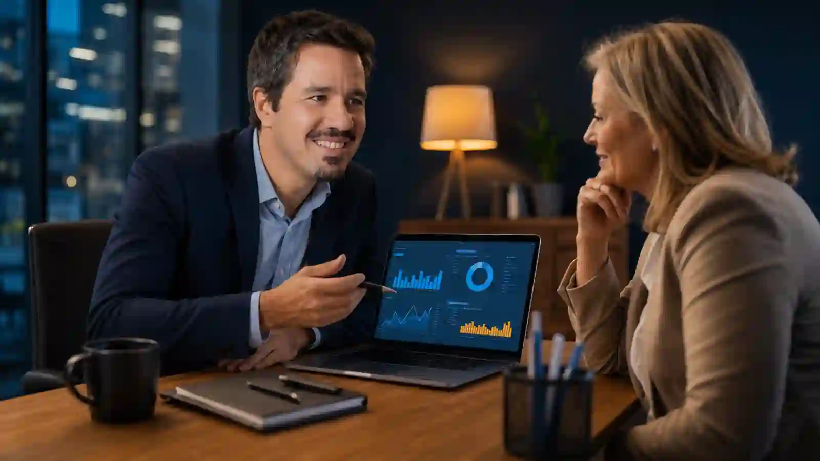 Diagnóstico de TI — consultor 4biit em reunião com cliente